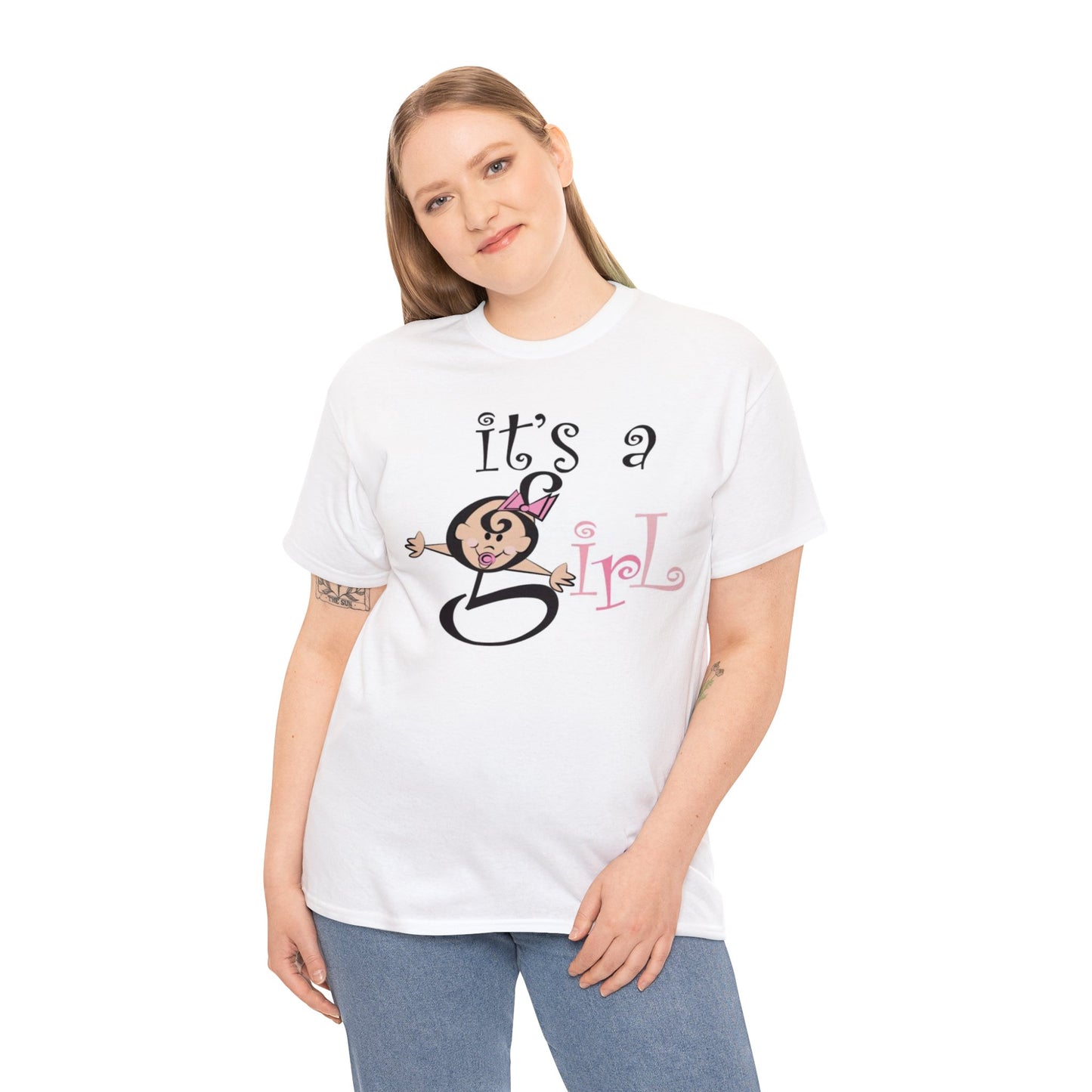 It's a Girl (Pa'1) - Unisex Heavy Cotton Tee