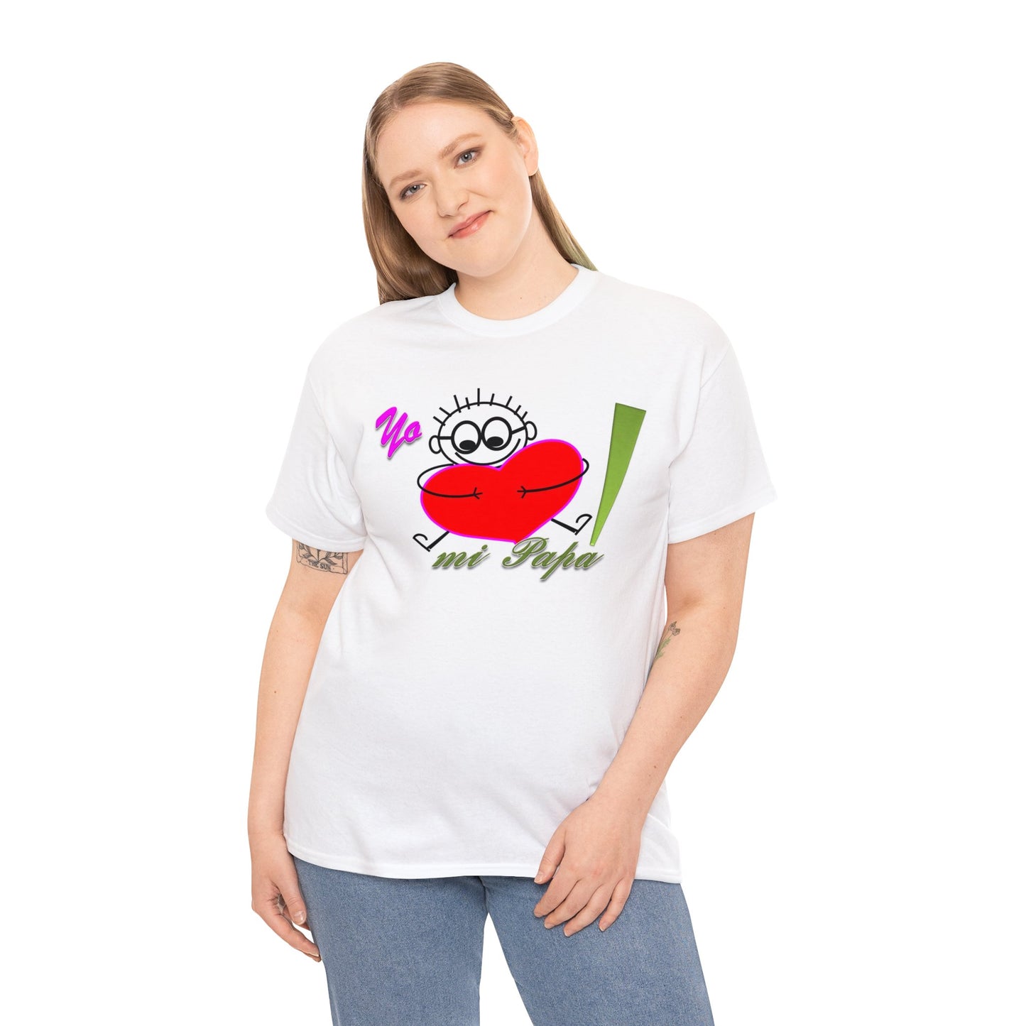 yo amo mi papa (Pa'1) - Unisex Heavy Cotton Tshirt