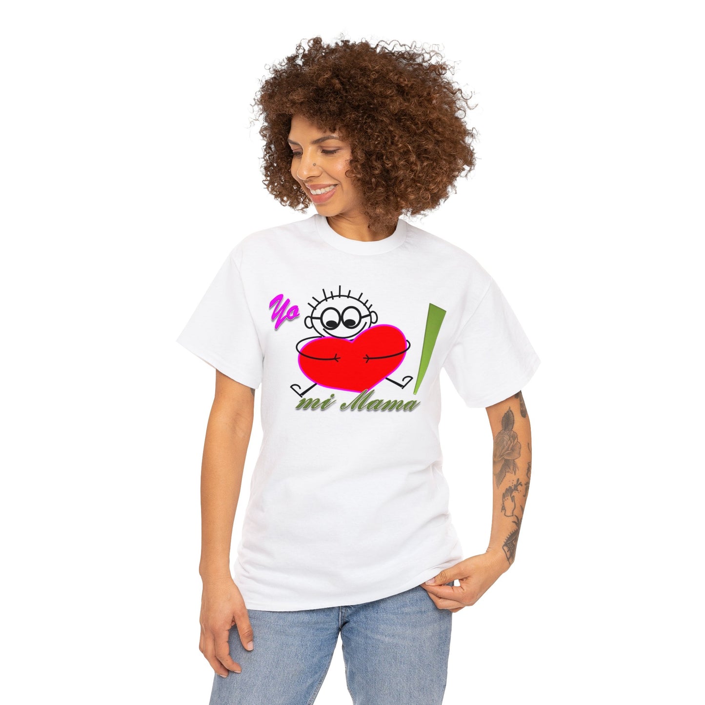 Yo amo mi mama (Pa'1) - Unisex Heavy Cotton Tshirt