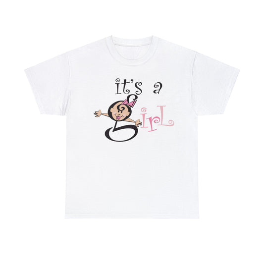 It's a Girl (Pa'1) - Unisex Heavy Cotton Tee