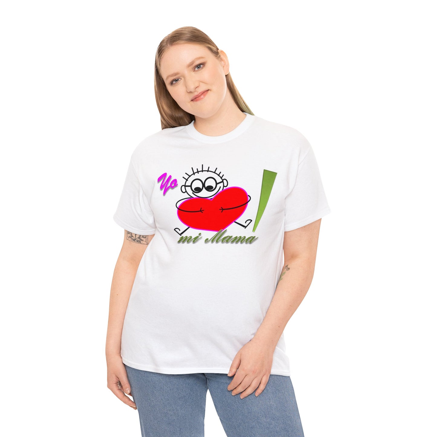 Yo amo mi mama (Pa'1) - Unisex Heavy Cotton Tshirt