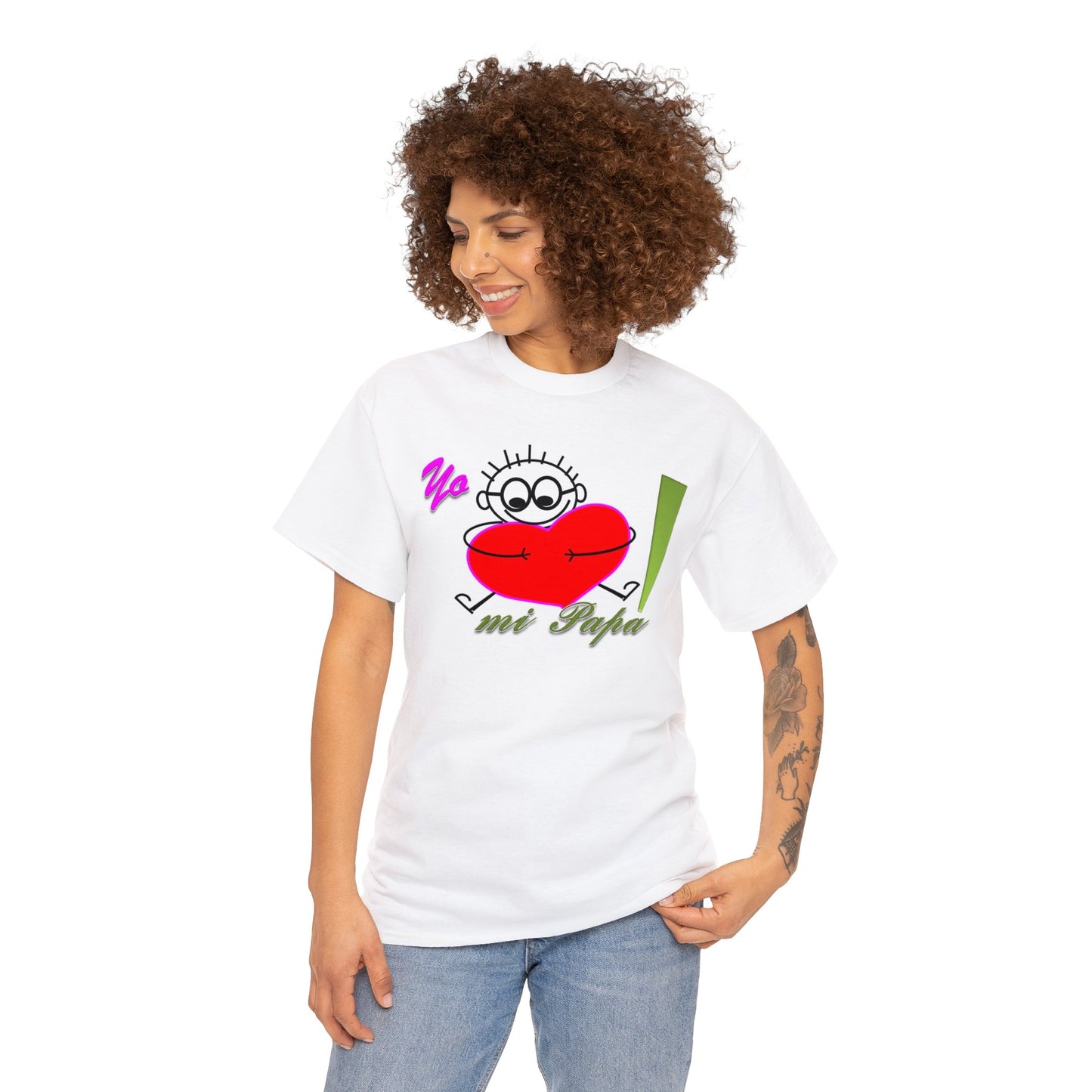 yo amo mi papa (Pa'1) - Unisex Heavy Cotton Tshirt