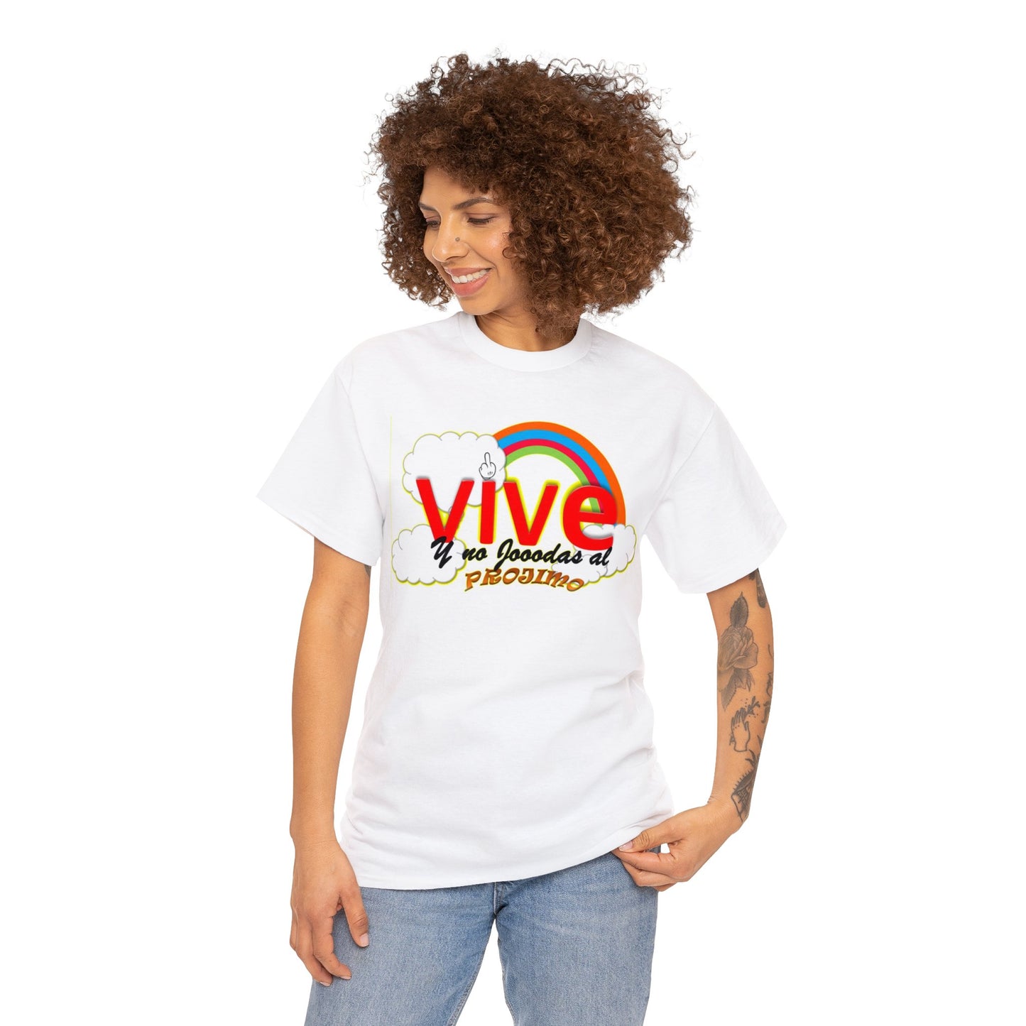 Vive (Pa'1) - Unisex Heavy Cotton Tshirt