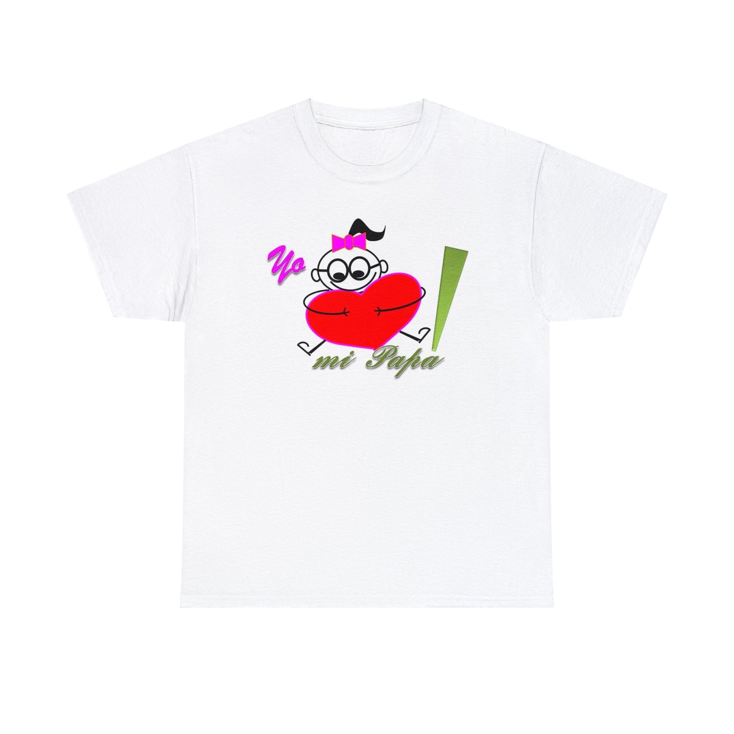 Yo amo mi papa (Pa'1) - Unisex Heavy Cotton Tshirt