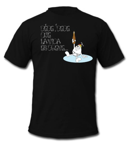 Bebe q la vida es breve (Pa'1) - Unisex Heavy Cotton Tshirt